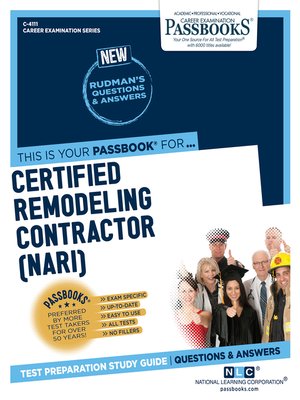 cover image of Certified Remodeling Contractor (NARI)